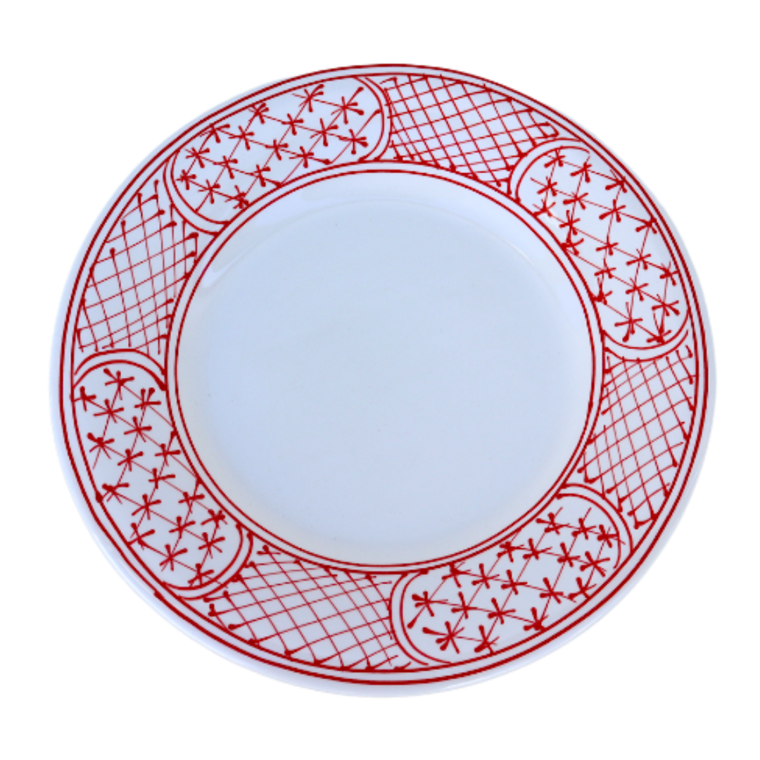Nonora Dinner Plate | Red (Set of 4)
