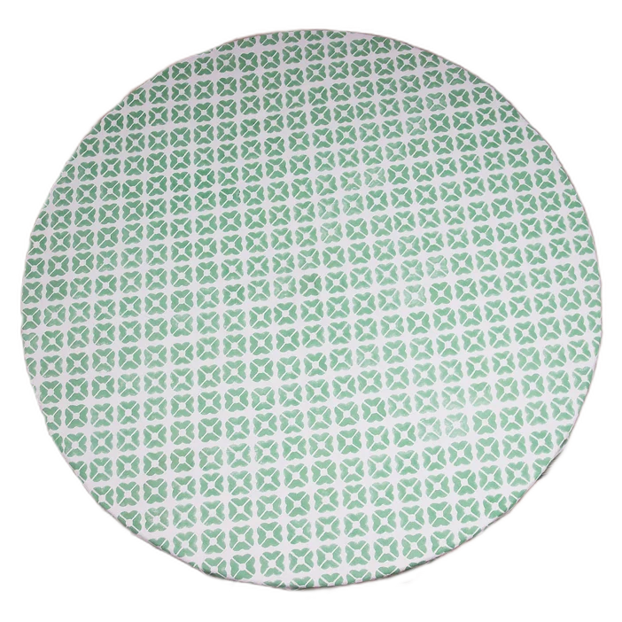 Wedg Green Round Tablecloth