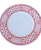 Nonora Dessert Plate | Red (Set of 4)